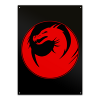 Motiv: Metallschild - Drabu Logo Youtube - bestimme auf Wunsch Details wie Produkt, Grösse, Farbe und Position selbst ! Motiv: Metallschild - Drabu Logo Youtube