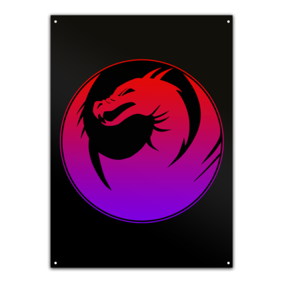Motiv: Metallschild - Drabu Logo Youtube/Twitch - bestimme auf Wunsch Details wie Produkt, Grösse, Farbe und Position selbst ! Motiv: Metallschild - Drabu Logo Youtube/Twitch