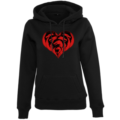 Motiv: Womens Heavy Hoody - Drabu Herz - bestimme auf Wunsch Details wie Produkt, Grösse, Farbe und Position selbst ! Motiv: Womens Heavy Hoody - Drabu Herz
