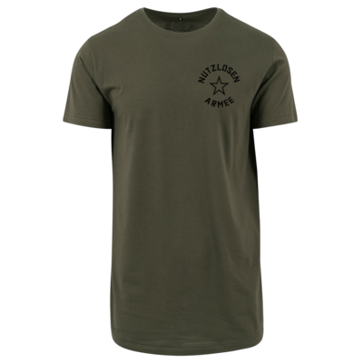 Motiv: Shaped Long Tee - bestimme auf Wunsch Details wie Produkt, Grösse, Farbe und Position selbst ! Motiv: Shaped Long Tee