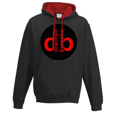 Motiv: Two-Tone Hoodie - Drabu Retro Logo - bestimme auf Wunsch Details wie Produkt, Grösse, Farbe und Position selbst ! Motiv: Two-Tone Hoodie - Drabu Retro Logo