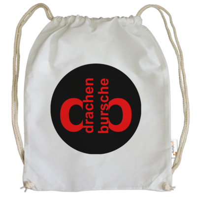 Motiv: Cotton Gymsac - Drabu Retro Logo - bestimme auf Wunsch Details wie Produkt, Grösse, Farbe und Position selbst ! Motiv: Cotton Gymsac - Drabu Retro Logo