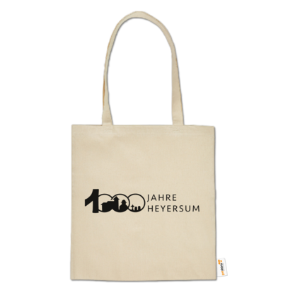 Motiv: Baumwolltasche - Logo 1000 Jahre - Schrift Seite - bestimme auf Wunsch Details wie Produkt, Grösse, Farbe und Position selbst ! Motiv: Baumwolltasche - Logo 1000 Jahre - Schrift Seite