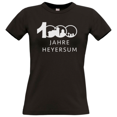 Motiv: T-Shirt Damen Premium FAIR WEAR - Logo 1000 Jahre - Schrift unten - bestimme auf Wunsch Details wie Produkt, Grösse, Farbe und Position selbst ! Motiv: T-Shirt Damen Premium FAIR WEAR - Logo 1000 Jahre - Schrift unten