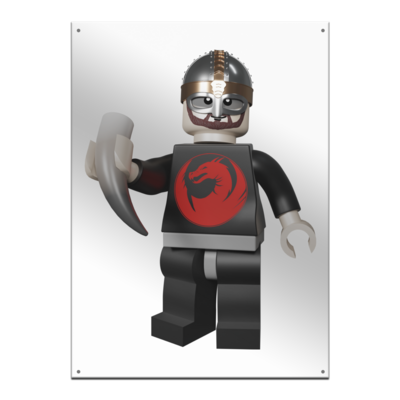 Motiv: Metallschild - Wikinger Drabu - bestimme auf Wunsch Details wie Produkt, Grösse, Farbe und Position selbst ! Motiv: Metallschild - Wikinger Drabu