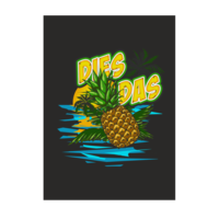 Motiv: Poster A1 - DiesDasAnanas - bestimme auf Wunsch Details wie Produkt, Grösse, Farbe und Position selbst ! Motiv: Poster A1 - DiesDasAnanas