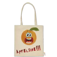 Motiv: Baumwolltasche - Apfelsine 