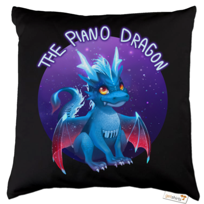 Motiv: Kissen Baumwolle - BluePianoDragon - bestimme auf Wunsch Details wie Produkt, Grösse, Farbe und Position selbst ! Motiv: Kissen Baumwolle - BluePianoDragon