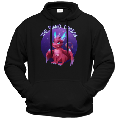 Motiv: Hoodie Premium FAIR WEAR - RedPianoDragon - bestimme auf Wunsch Details wie Produkt, Grösse, Farbe und Position selbst ! Motiv: Hoodie Premium FAIR WEAR - RedPianoDragon
