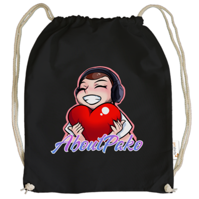 Motiv: Cotton Gymsac - AboutPako Emote - bestimme auf Wunsch Details wie Produkt, Grösse, Farbe und Position selbst ! Motiv: Cotton Gymsac - AboutPako Emote