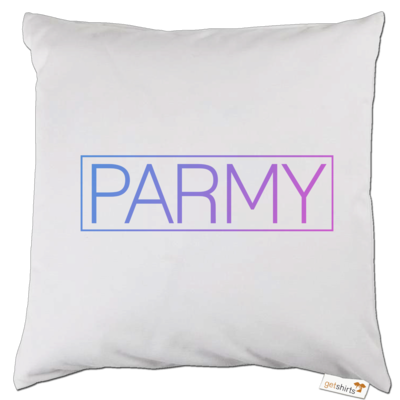 Motiv: Kissen - Parmy Schriftzug - bestimme auf Wunsch Details wie Produkt, Grösse, Farbe und Position selbst ! Motiv: Kissen - Parmy Schriftzug