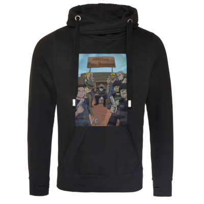 Motiv: Cross Neck Hoodie - Rust RPD - bestimme auf Wunsch Details wie Produkt, Grösse, Farbe und Position selbst ! Motiv: Cross Neck Hoodie - Rust RPD