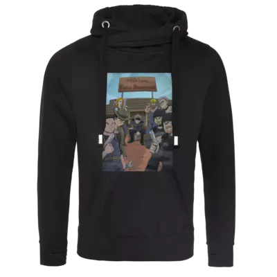 Motiv: Cross Neck Hoodie - Rust RPD - bestimme auf Wunsch Details wie Produkt, Grösse, Farbe und Position selbst ! Motiv: Cross Neck Hoodie - Rust RPD