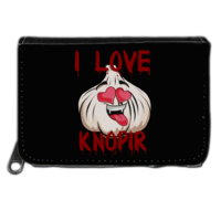 Motiv: Geldboerse - Love-Knopir - bestimme auf Wunsch Details wie Produkt, Grösse, Farbe und Position selbst ! Motiv: Geldboerse - Love-Knopir