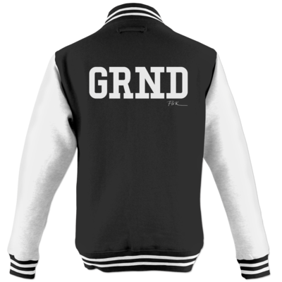 Motiv: College Jacke - GRND - bestimme auf Wunsch Details wie Produkt, Grösse, Farbe und Position selbst ! Motiv: College Jacke - GRND