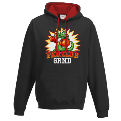 Motiv: Two-Tone Hoodie - PKO Club - bestimme auf Wunsch Details wie Produkt, Grösse, Farbe und Position selbst ! Motiv: Two-Tone Hoodie - PKO Club