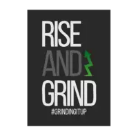 Motiv: Poster A1 - grindingitup - rise and grind - bestimme auf Wunsch Details wie Produkt, Grösse, Farbe und Position selbst ! Motiv: Poster A1 - grindingitup - rise and grind