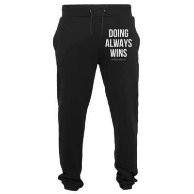 Motiv: Heavy Sweatpants - grindingitup - doing always wins - bestimme auf Wunsch Details wie Produkt, Grösse, Farbe und Position selbst ! Motiv: Heavy Sweatpants - grindingitup - doing always wins