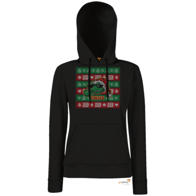 Motiv: Hoodie Damen Classic - Ugly XMas - bestimme auf Wunsch Details wie Produkt, Grösse, Farbe und Position selbst ! Motiv: Hoodie Damen Classic - Ugly XMas