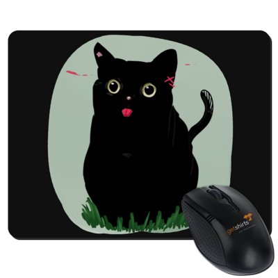 Motiv: Mousepad Textil - Pleb Cat UwU - bestimme auf Wunsch Details wie Produkt, Grösse, Farbe und Position selbst ! Motiv: Mousepad Textil - Pleb Cat UwU