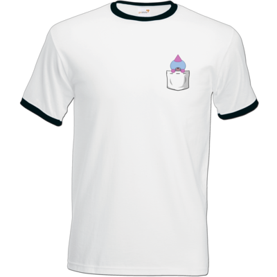 Motiv: T-Shirt Ringer - Taschenzudle - bestimme auf Wunsch Details wie Produkt, Grösse, Farbe und Position selbst ! Motiv: T-Shirt Ringer - Taschenzudle
