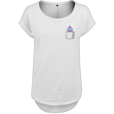 Motiv: Ladies Long Slub Tee - Taschenzudle - bestimme auf Wunsch Details wie Produkt, Grösse, Farbe und Position selbst ! Motiv: Ladies Long Slub Tee - Taschenzudle