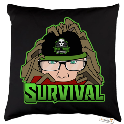 Motiv: Kissen Baumwolle - Survival - bestimme auf Wunsch Details wie Produkt, Grösse, Farbe und Position selbst ! Motiv: Kissen Baumwolle - Survival