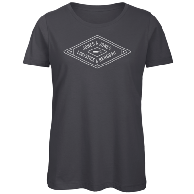 Motiv: Organic Lady T-Shirt - Jones & Jones L&B Patch - bestimme auf Wunsch Details wie Produkt, Grösse, Farbe und Position selbst ! Motiv: Organic Lady T-Shirt - Jones & Jones L&B Patch