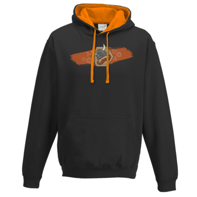 Motiv: Two-Tone Hoodie - Logo & Paint - bestimme auf Wunsch Details wie Produkt, Grösse, Farbe und Position selbst ! Motiv: Two-Tone Hoodie - Logo & Paint
