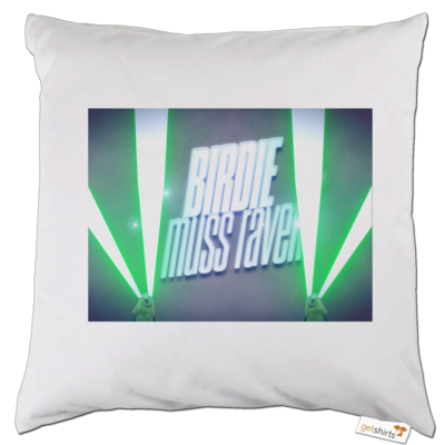 Motiv: Kissen - Birdie muss raven - bestimme auf Wunsch Details wie Produkt, Grösse, Farbe und Position selbst ! Motiv: Kissen - Birdie muss raven