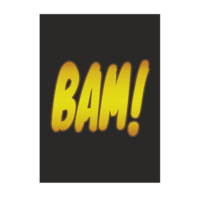 Motiv: Poster A1 - Bam! - bestimme auf Wunsch Details wie Produkt, Grösse, Farbe und Position selbst ! Motiv: Poster A1 - Bam!