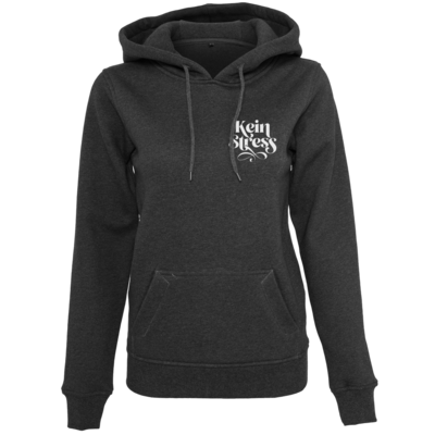 Motiv: Womens Heavy Hoody - Kein Stress - bestimme auf Wunsch Details wie Produkt, Grösse, Farbe und Position selbst ! Motiv: Womens Heavy Hoody - Kein Stress
