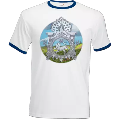 Motiv: T-Shirt Ringer - Die Sonnenküste - bestimme auf Wunsch Details wie Produkt, Grösse, Farbe und Position selbst ! Motiv: T-Shirt Ringer - Die Sonnenküste