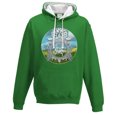 Motiv: Two-Tone Hoodie - Die Sonnenküste - bestimme auf Wunsch Details wie Produkt, Grösse, Farbe und Position selbst ! Motiv: Two-Tone Hoodie - Die Sonnenküste