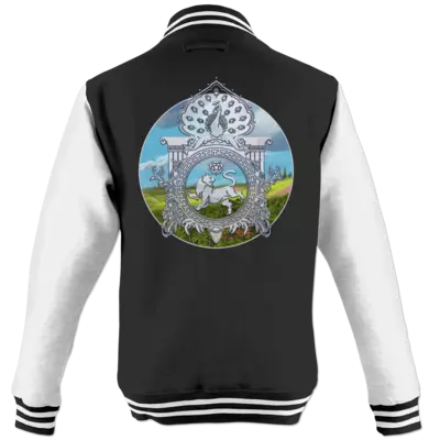 Motiv: College Jacke - Die Sonnenküste - bestimme auf Wunsch Details wie Produkt, Grösse, Farbe und Position selbst ! Motiv: College Jacke - Die Sonnenküste