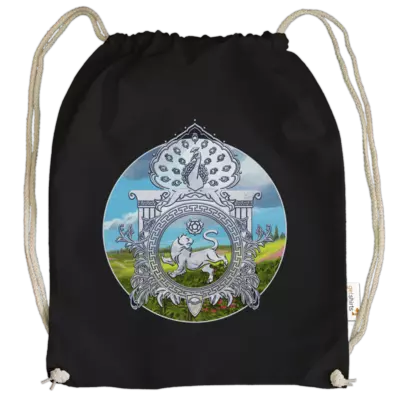 Motiv: Cotton Gymsac - Die Sonnenküste - bestimme auf Wunsch Details wie Produkt, Grösse, Farbe und Position selbst ! Motiv: Cotton Gymsac - Die Sonnenküste