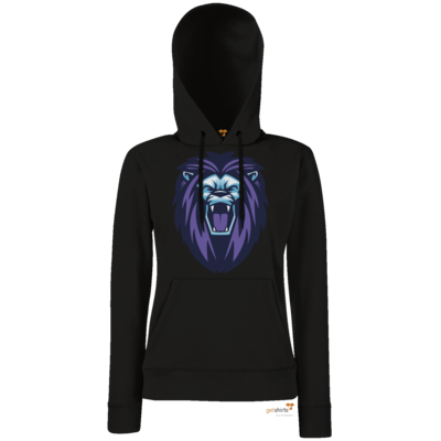 Motiv: Hoodie Damen Classic - Lion - bestimme auf Wunsch Details wie Produkt, Grösse, Farbe und Position selbst ! Motiv: Hoodie Damen Classic - Lion