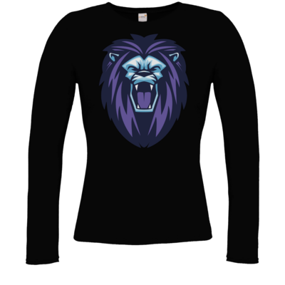 Motiv: Longsleeve Damen Organic - Lion - bestimme auf Wunsch Details wie Produkt, Grösse, Farbe und Position selbst ! Motiv: Longsleeve Damen Organic - Lion