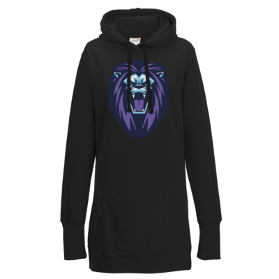 Motiv: Lady Longline Hoodie - Lion - bestimme auf Wunsch Details wie Produkt, Grösse, Farbe und Position selbst ! Motiv: Lady Longline Hoodie - Lion