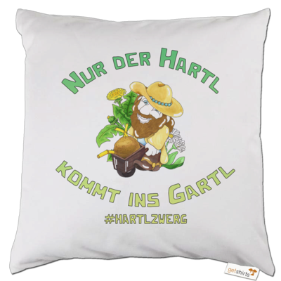 Motiv: Kissen - HartlZwerg - bestimme auf Wunsch Details wie Produkt, Grösse, Farbe und Position selbst ! Motiv: Kissen - HartlZwerg