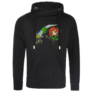 Motiv: Cross Neck Hoodie - Ally-Rainbow - bestimme auf Wunsch Details wie Produkt, Grösse, Farbe und Position selbst ! Motiv: Cross Neck Hoodie - Ally-Rainbow