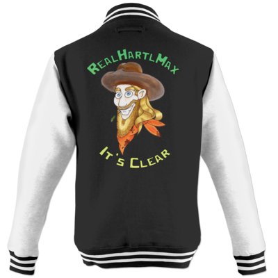 Motiv: College Jacke - It's Clear - bestimme auf Wunsch Details wie Produkt, Grösse, Farbe und Position selbst ! Motiv: College Jacke - It's Clear
