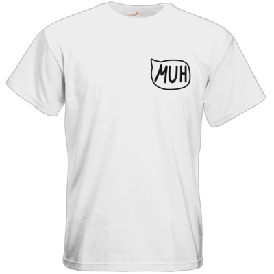 Motiv: T-Shirt Premium FAIR WEAR - MUH - bestimme auf Wunsch Details wie Produkt, Grösse, Farbe und Position selbst ! Motiv: T-Shirt Premium FAIR WEAR - MUH