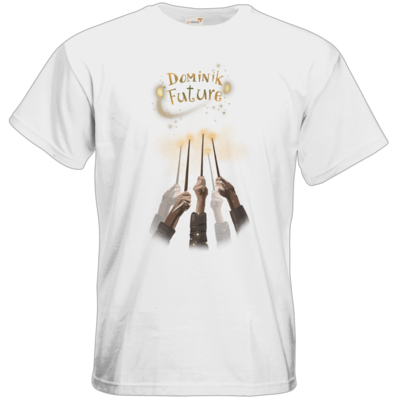 Motiv: T-Shirt Premium FAIR WEAR - Zauberstäbe - bestimme auf Wunsch Details wie Produkt, Grösse, Farbe und Position selbst ! Motiv: T-Shirt Premium FAIR WEAR - Zauberstäbe