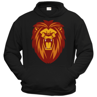 Motiv: Hoodie Classic - Lion gelb - bestimme auf Wunsch Details wie Produkt, Grösse, Farbe und Position selbst ! Motiv: Hoodie Classic - Lion gelb