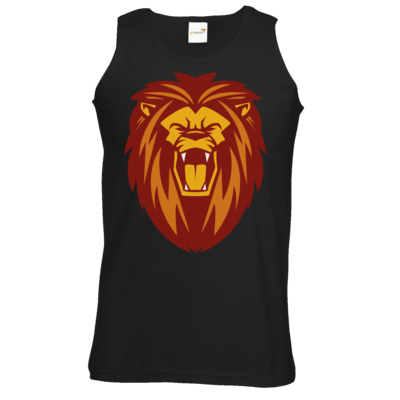 Motiv: Athletic Vest - Lion gelb - bestimme auf Wunsch Details wie Produkt, Grösse, Farbe und Position selbst ! Motiv: Athletic Vest - Lion gelb