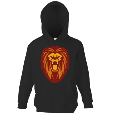 Motiv: Kids Hooded Sweat - Lion gelb - bestimme auf Wunsch Details wie Produkt, Grösse, Farbe und Position selbst ! Motiv: Kids Hooded Sweat - Lion gelb