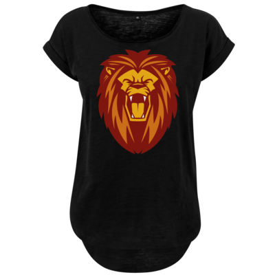 Motiv: Ladies Long Slub Tee - Lion gelb - bestimme auf Wunsch Details wie Produkt, Grösse, Farbe und Position selbst ! Motiv: Ladies Long Slub Tee - Lion gelb