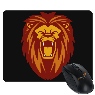 Motiv: Mousepad Textil - Lion gelb - bestimme auf Wunsch Details wie Produkt, Grösse, Farbe und Position selbst ! Motiv: Mousepad Textil - Lion gelb