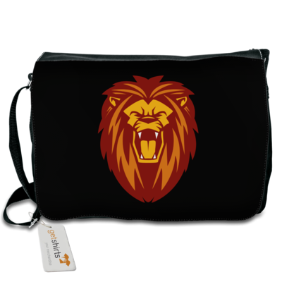 Motiv: Schultertasche - Lion gelb - bestimme auf Wunsch Details wie Produkt, Grösse, Farbe und Position selbst ! Motiv: Schultertasche - Lion gelb
